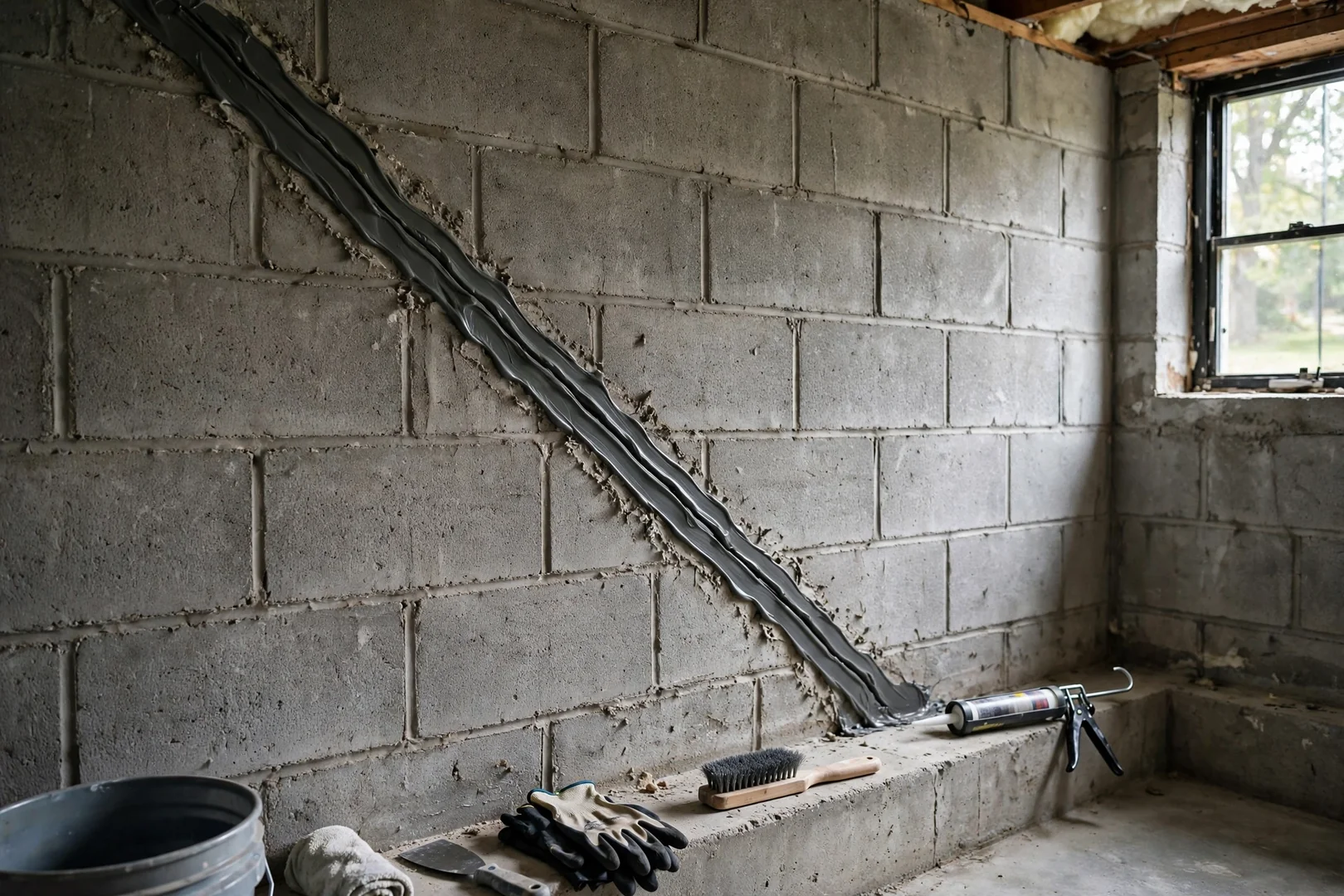 Polyurethane Foam Injection for Leaking Crack